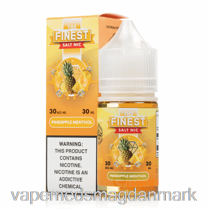 Vape Juice Ananas Menthol - Det Fineste Salt Nic - 30ml 50mg